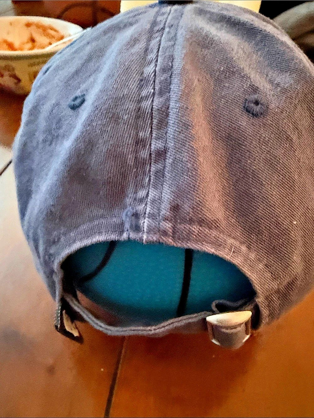 Gray Adjustable Baseball Cap - Picture 3 of 4